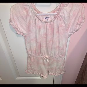 Old Navy Toddler Girls 2T Pink Tie Dye Romper